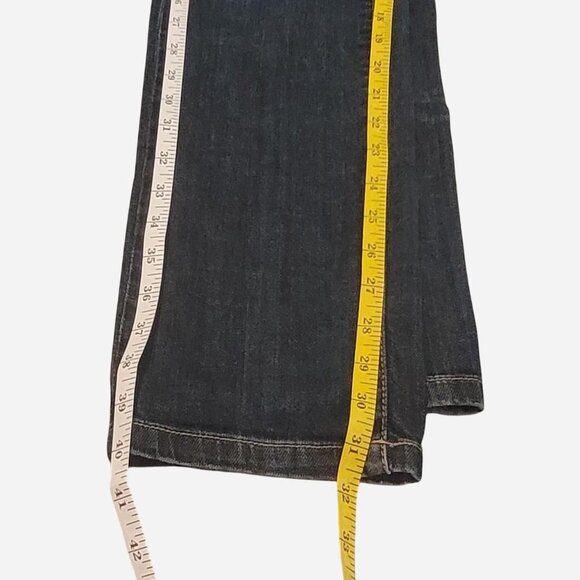 Vintage Converse One star The Skinny Low rise Size 12 Denim bootcut Jeans - Picture 7 of 7